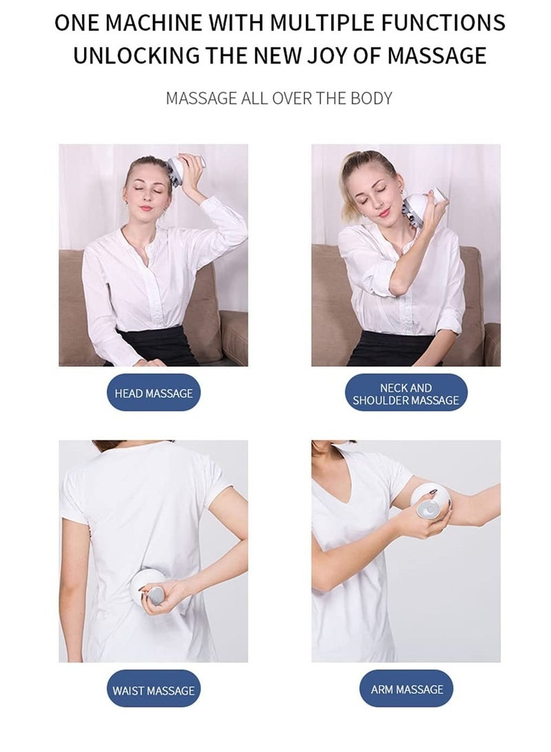 ELTRAZONE Head Massager, Electric Scalp Massager, for Stimulating Hair Growth Stress Release, Full Body Massage, Fathers Day Gift - Image 4