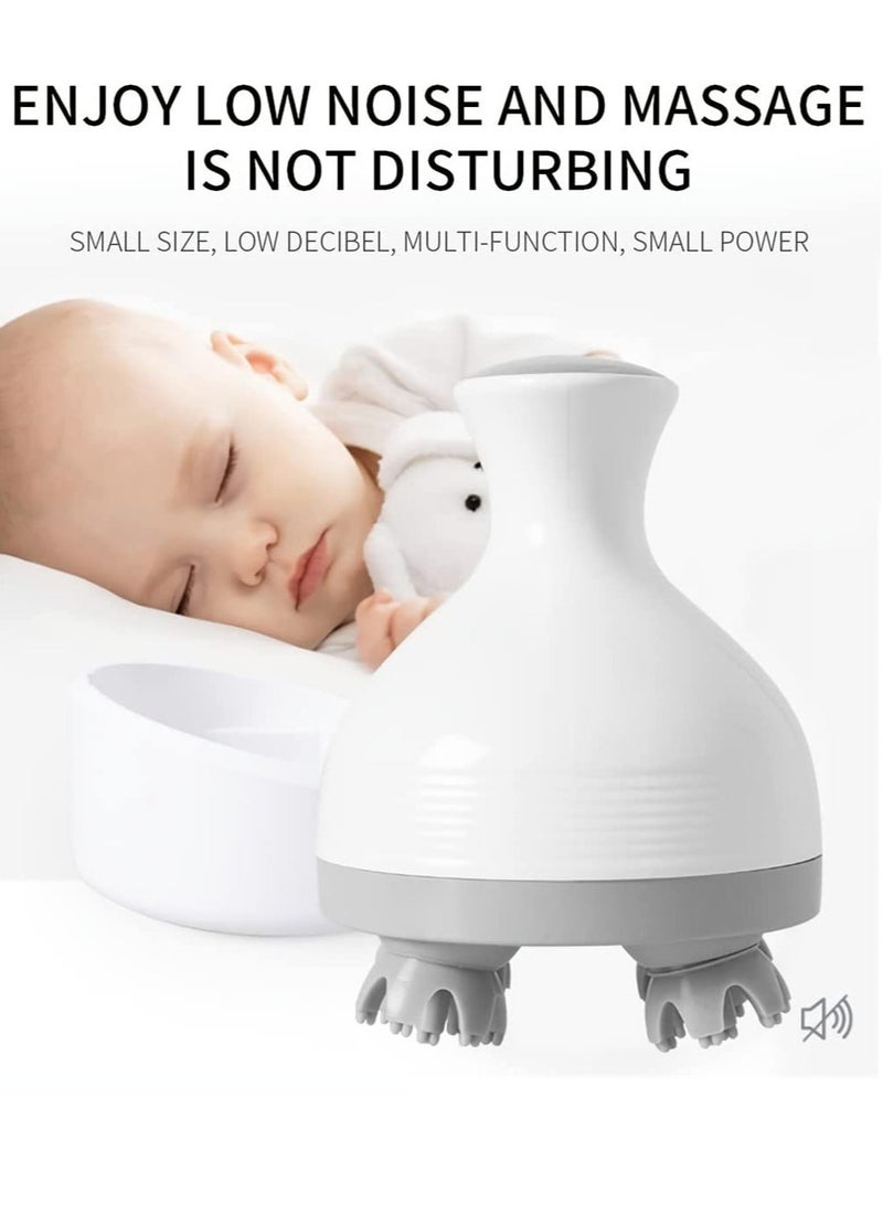 ELTRAZONE Head Massager, Electric Scalp Massager, for Stimulating Hair Growth Stress Release, Full Body Massage, Fathers Day Gift - Image 3