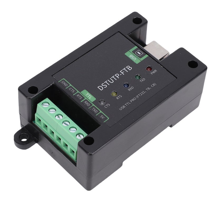 diustou USB To TTL Converter FT232 USB Serial Module - Robust USB B Port Screw Terminals ESD Protected Overcurrent Protective For Arduino DIY Electronics Data Transmission Debugging - Image 5