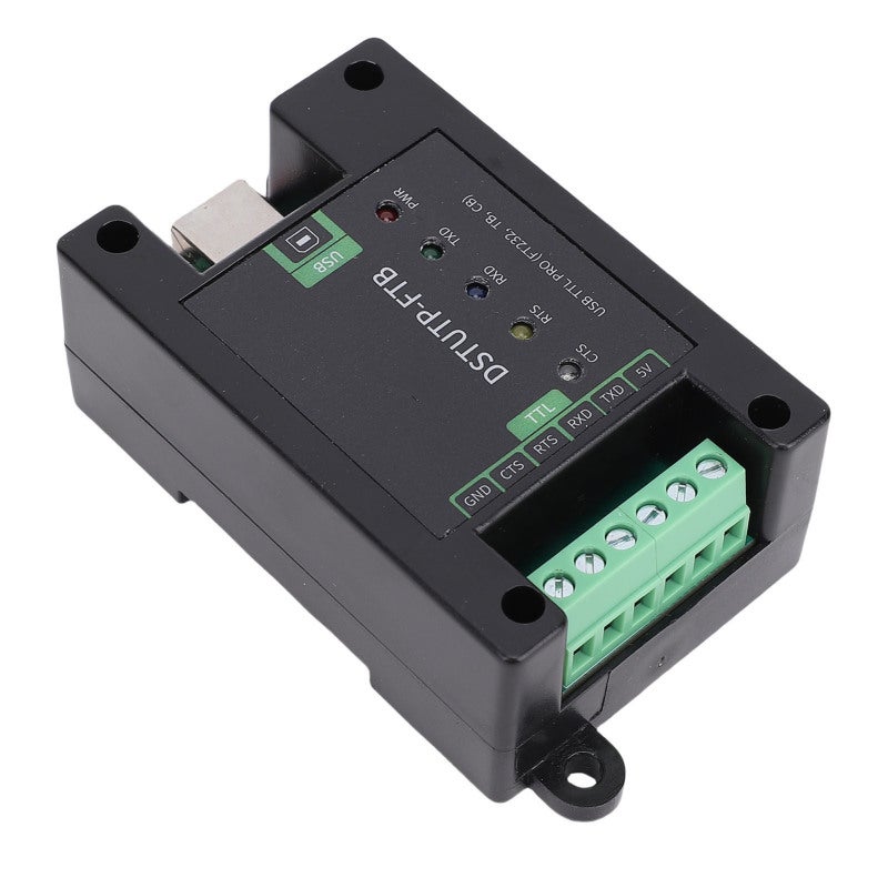diustou USB To TTL Converter FT232 USB Serial Module - Robust USB B Port Screw Terminals ESD Protected Overcurrent Protective For Arduino DIY Electronics Data Transmission Debugging - Image 3