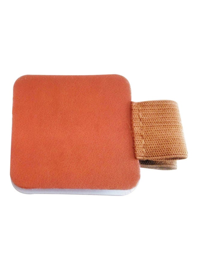 NIBEMINENT Self Adhesive Elastic Loop Leather Pen Holder Brown - Image 1