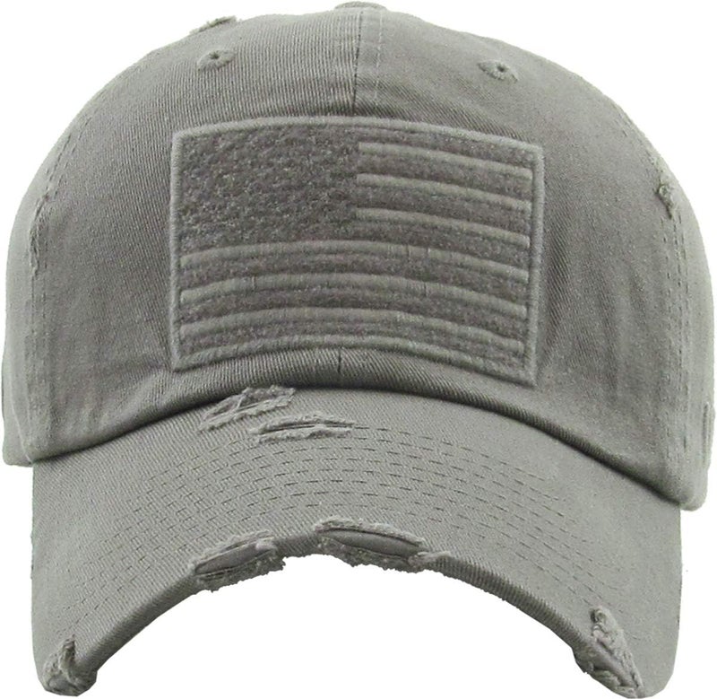 KBETHOSA Flag USA America Military Thin Blue Line Thin Red Line Vintage Distressed Baseball Cap Dad Hat Unisex Adjustable - Image 2