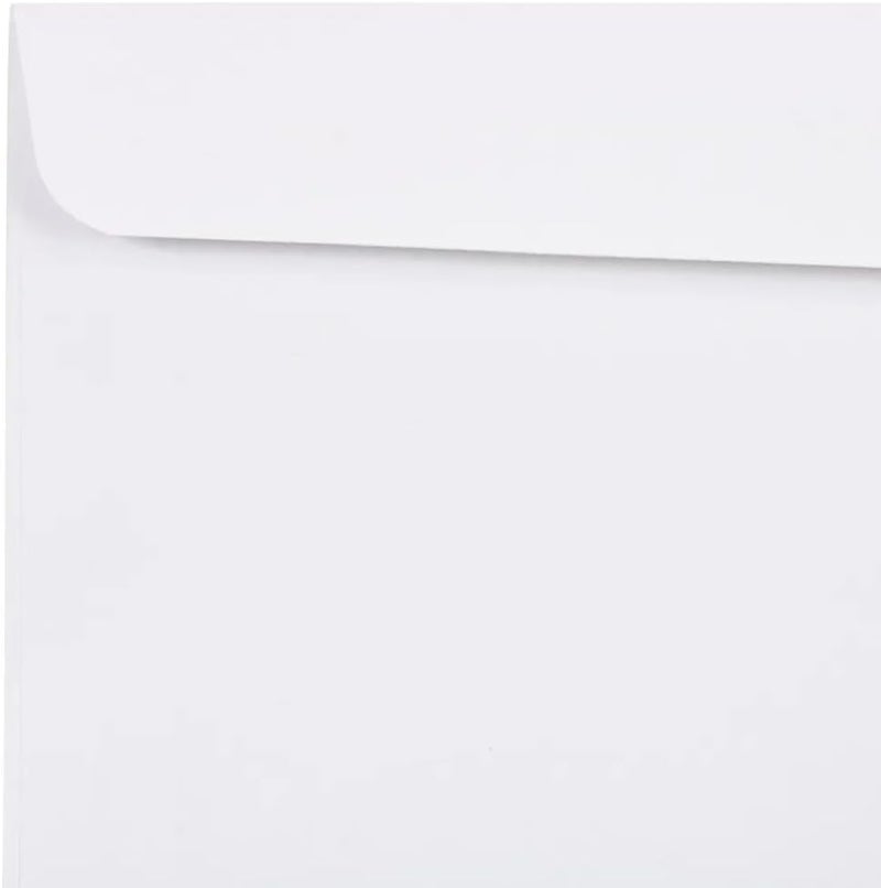 JAM Paper 6 1/2 x 9 1/2 Booklet Commercial Envelopes - White - 100/Pack - Image 5