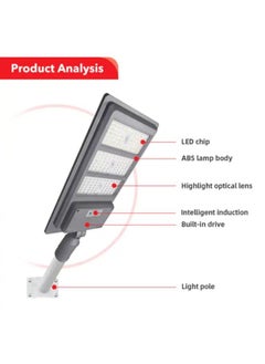 Generic 3000W Solar Street Light Dusk to Dawn with Remote Control Motion Sensor Solar Lights Outdoor Waterproof, Perfect for Patio, Shed, Garden, Backyard  - Image 2