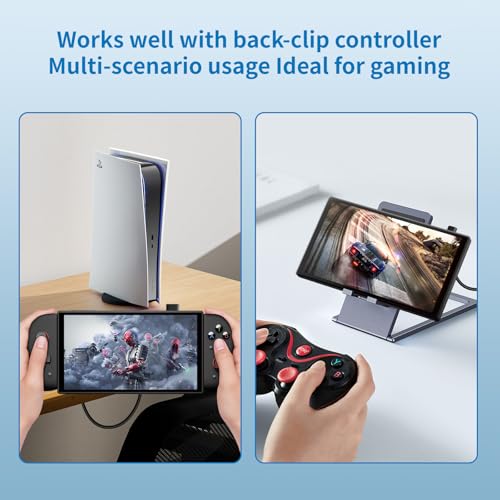 PeakDo 7 inch Portable Touchscreen, Mini 1080P 60Hz USB C HDMI Monitor, Ultra Thin Lightweight IPS LCD Display Second Screen for Gaming, Working, PS5, Xbox, Switch, Laptop, PC - Image 4