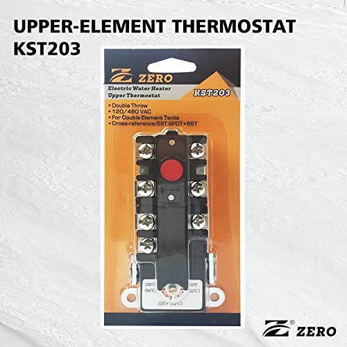 Z_جوده وثقه Zero KST203 Water Heater Thermostat,Upper Thermostat,UL certification,Black - Image 5