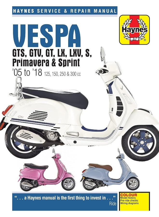 فيسبا GTS، GTV، GT، LX، LXV، S، بريمفيرا وسبرينت - Image 1