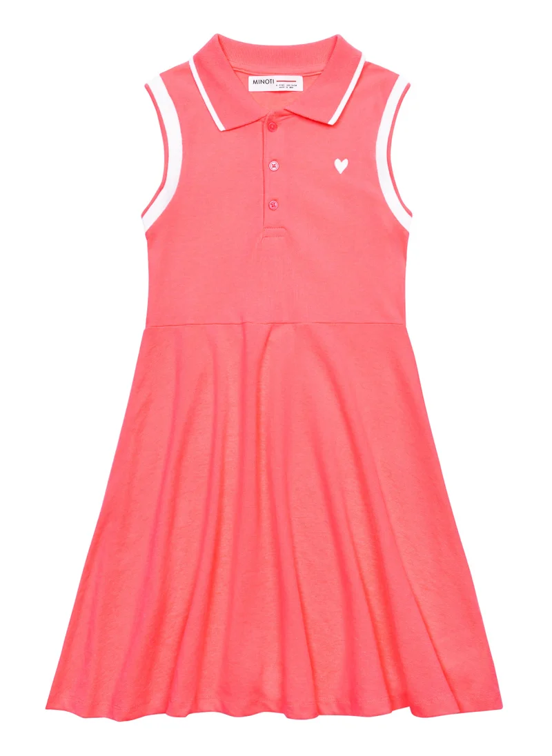 مينوتي Teen Girls  Sleeveless Polo Dress