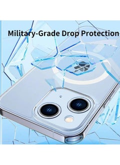 Rock Pow Magnetic Designed for iPhone 14 Plus Case 6.7 Inch, Strong Magnets Non-Yellowing Grade Protection Compatible with Mag Safe Protective Slim Cover Clear  - Image 5