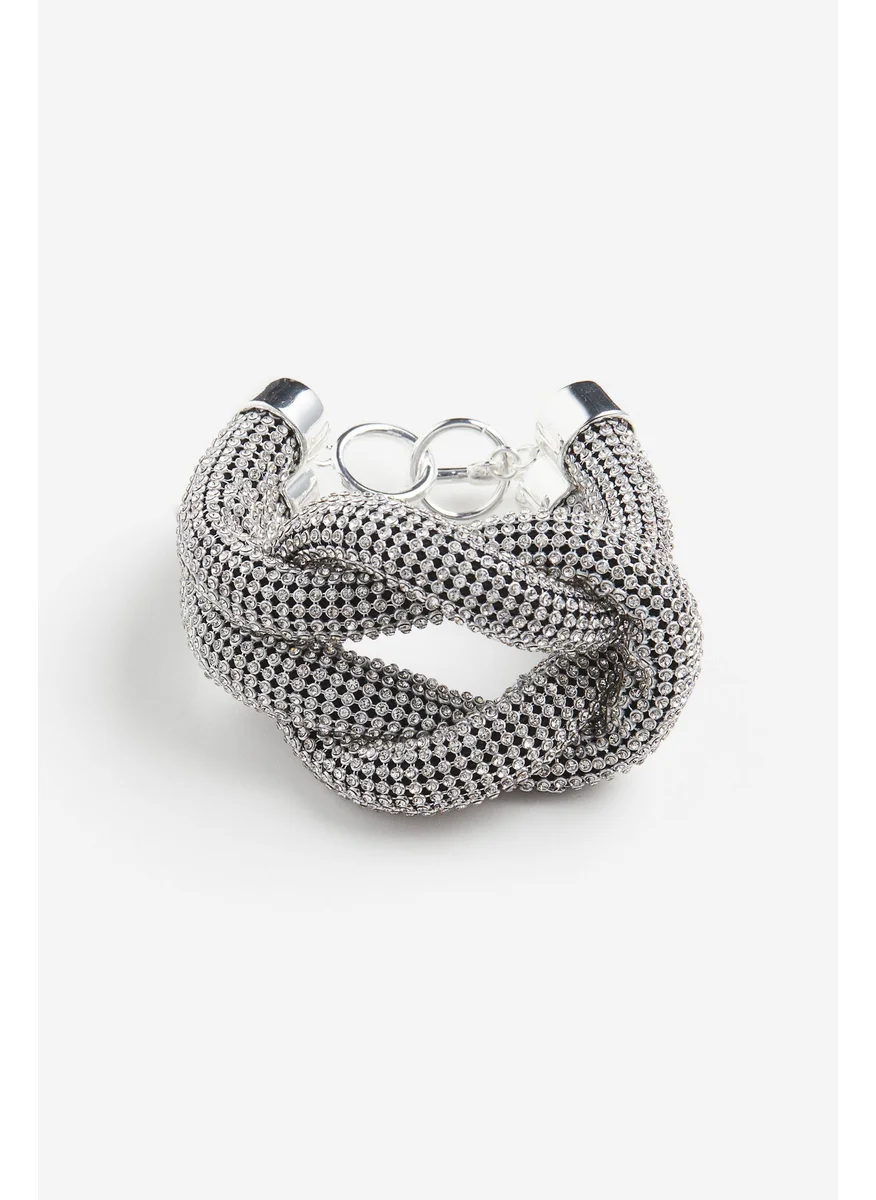 اتش اند ام Chunky Knot-Detail Bracelet