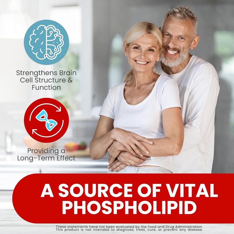 Natural BioScience Soy Free Phosphatidylserine 100mg  Phosphatidylserine Supplement from Sunflower Lecithin Patented Sharp PS100 Brain Health Memory Aid Cortisol Control Mental Sharpness Non GMO 90 Softgels - Image 3