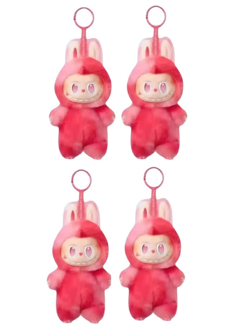 Pop Mart x Bobo & Coco Labubu The Monsters Big into Energy Series Love Vinyl Plush PendantPack Of 4