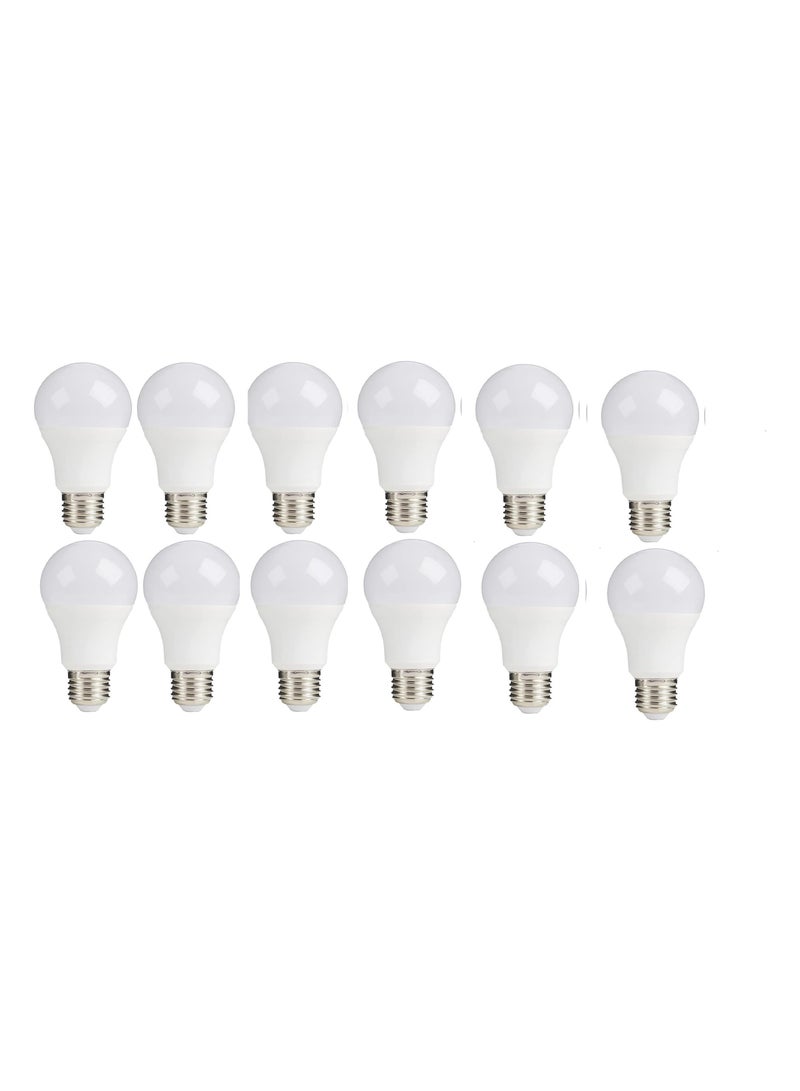 12 watt LED bulb - E27 screw cap - provides all lighting uses inside the house - (white lighting) (12) 12 watts  - Image 1