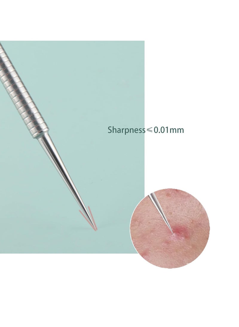 Blackhead Remover Comedone Extractor for Blackheads & Acne Professional Pimple Popper Tool Facial Tools for Men and Women - Made from 100% Stainless Steel (1 Pack) - Image 4