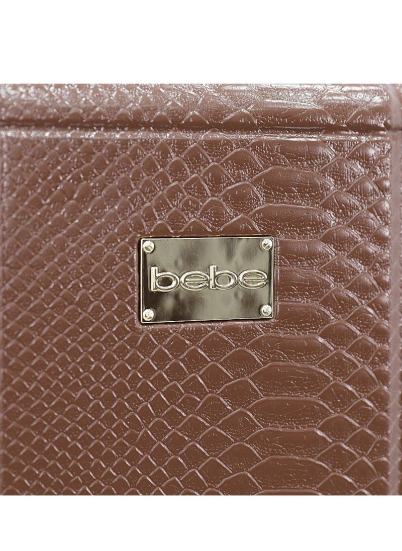 bebe - MARTA Hardside Luggage on Wheels for Unisex | Ultra Lightweight ABS on with Spinner Wheels 4 Color Brown - Image 1