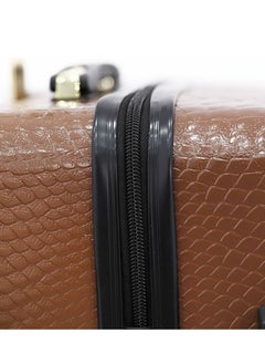 bebe MARTA Hardside Luggage on Wheels for Unisex | Ultra Lightweight ABS on with Spinner Wheels 4 Color Brown  - Image 3