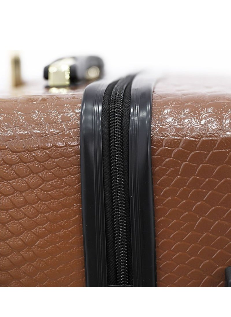 bebe - MARTA Hardside Luggage on Wheels for Unisex | Ultra Lightweight ABS on with Spinner Wheels 4 Color Brown - Image 1