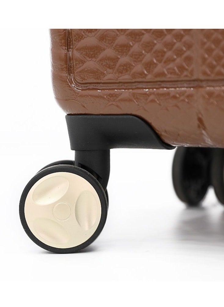 bebe - MARTA Hardside Luggage on Wheels for Unisex | Ultra Lightweight ABS on with Spinner Wheels 4 Color Brown - Image 1