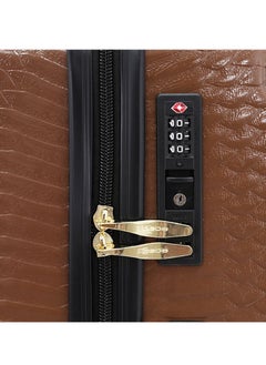 bebe MARTA Hardside Luggage on Wheels for Unisex | Ultra Lightweight ABS on with Spinner Wheels 4 Color Brown  - Image 5