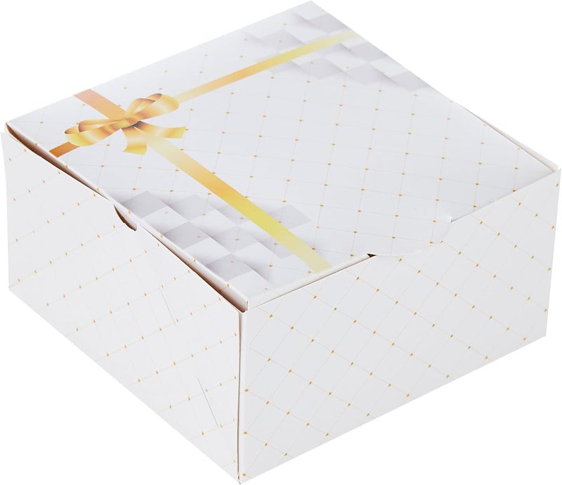 Hotpack Paper Cake Storage Boxes 15cm x 15cm, 5 Pieces - Image 2