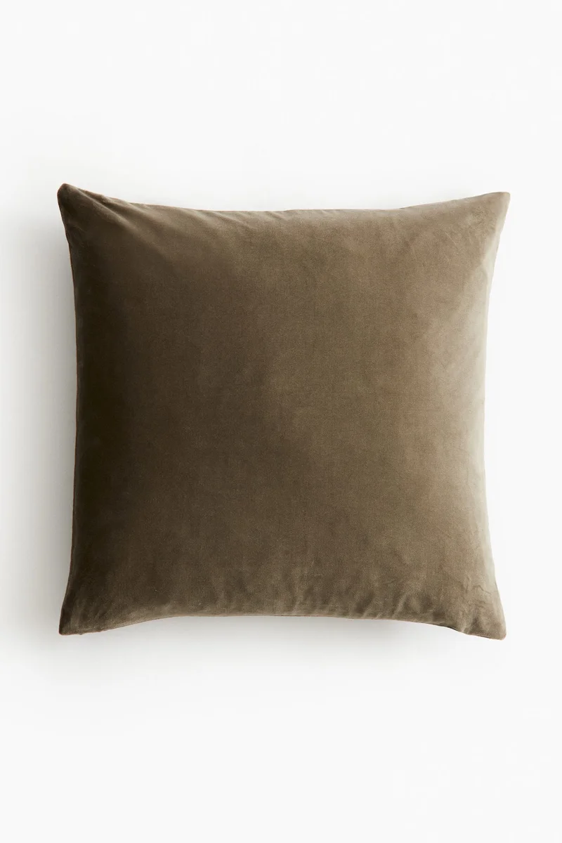 H&M Cotton velvet cushion cover