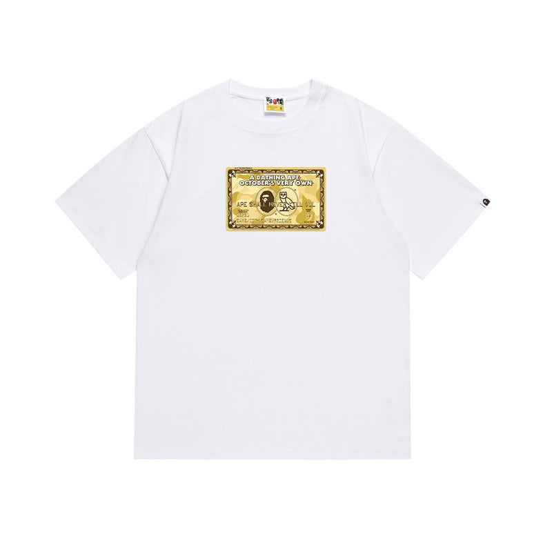 بايب تي شيرت BAPE صيفي 2026 بتصميم رأس القرد ونمط التمويه - للرجال والنساء - Image 1