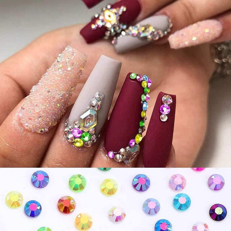 18000Pcs Resin Jelly Rhinestones for Crafting,15 Colors 3mm Flatback Gems for Diamond Art,Nails Eyes Face Makeup Tumblers DIY Crafts Shoes/set B - Image 5