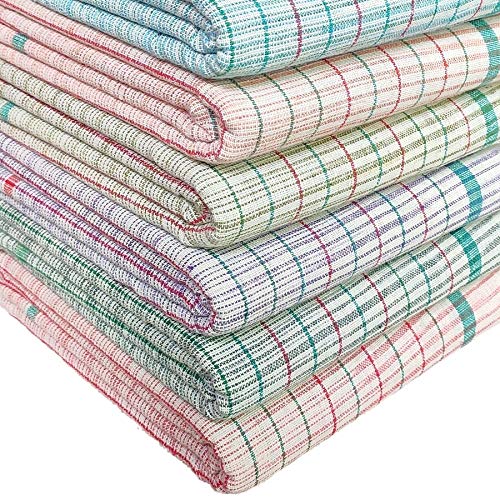 Mk weaves منشفة حمام قماش مك 100% قطن عبوة من 6 ألوان متعددة (29" × 64" بوصة)، كبير جداً - Image 2