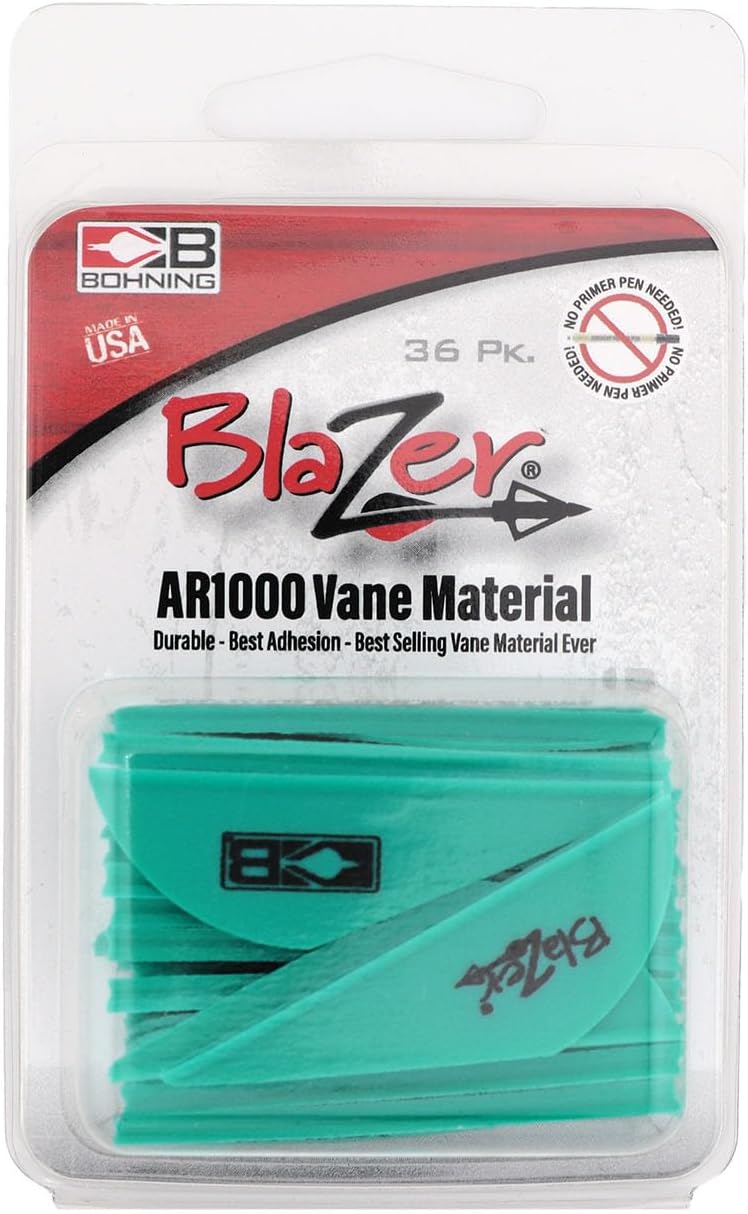 Bohning Blazer® Vane, 2” Hunting, 3D, Vane, Teal, 36pk - Image 3