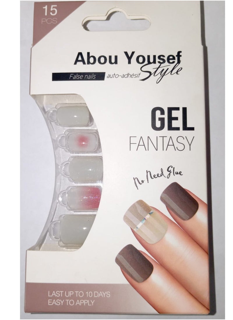 ابو يوسف ستايل - أظافر صناعية من أبو يوسف جل فانتاسي 88AY061 - Image 1