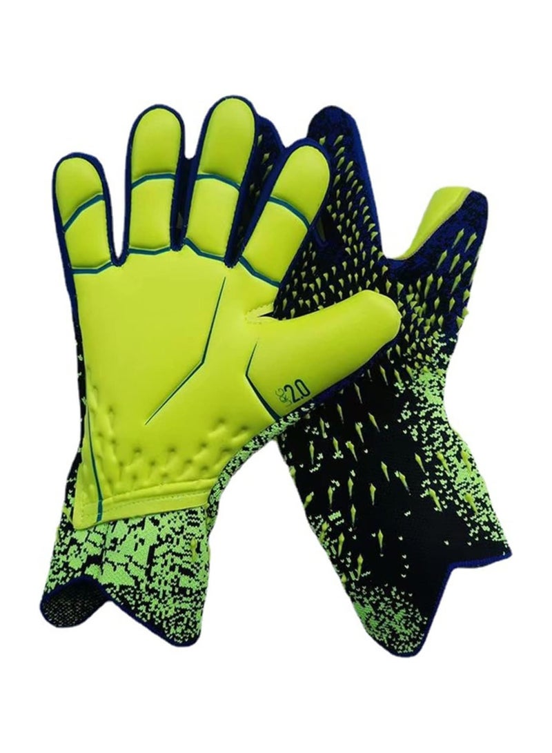 جوانتي حارس المرمى بقبضة قوية مع دعم للأصابع، جوانتي حارس مرمى كرة القدم حماية إضافية للأصابع أداء تبطين ممتاز عالي الجودة للأطفال والشباب والبالغين -مستلزمات رياضيه-العاب رياضيه - Image 4