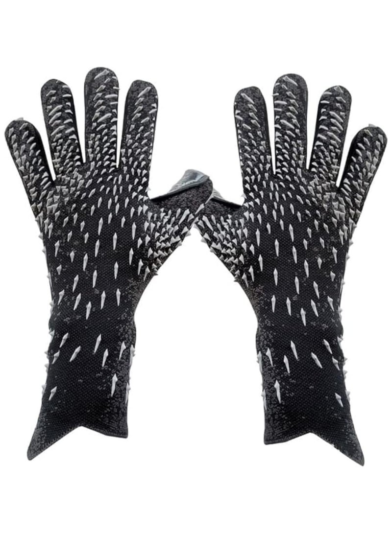 جوانتي حارس المرمى بقبضة قوية مع دعم للأصابع، جوانتي حارس مرمى كرة القدم حماية إضافية للأصابع أداء تبطين ممتاز عالي الجودة للأطفال والشباب والبالغين -مستلزمات رياضيه-العاب رياضيه - Image 1