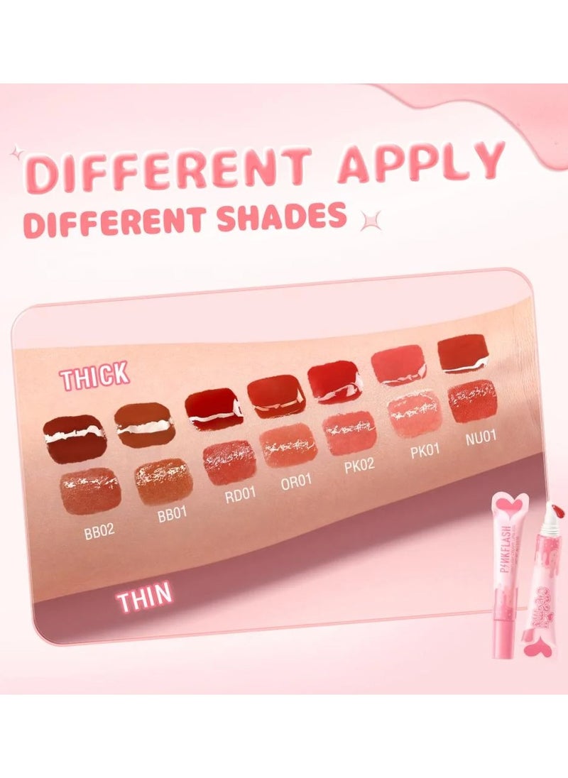 Pink Flash Moisturizing Creamy Lip Gloss - PF-L17  - Image 2