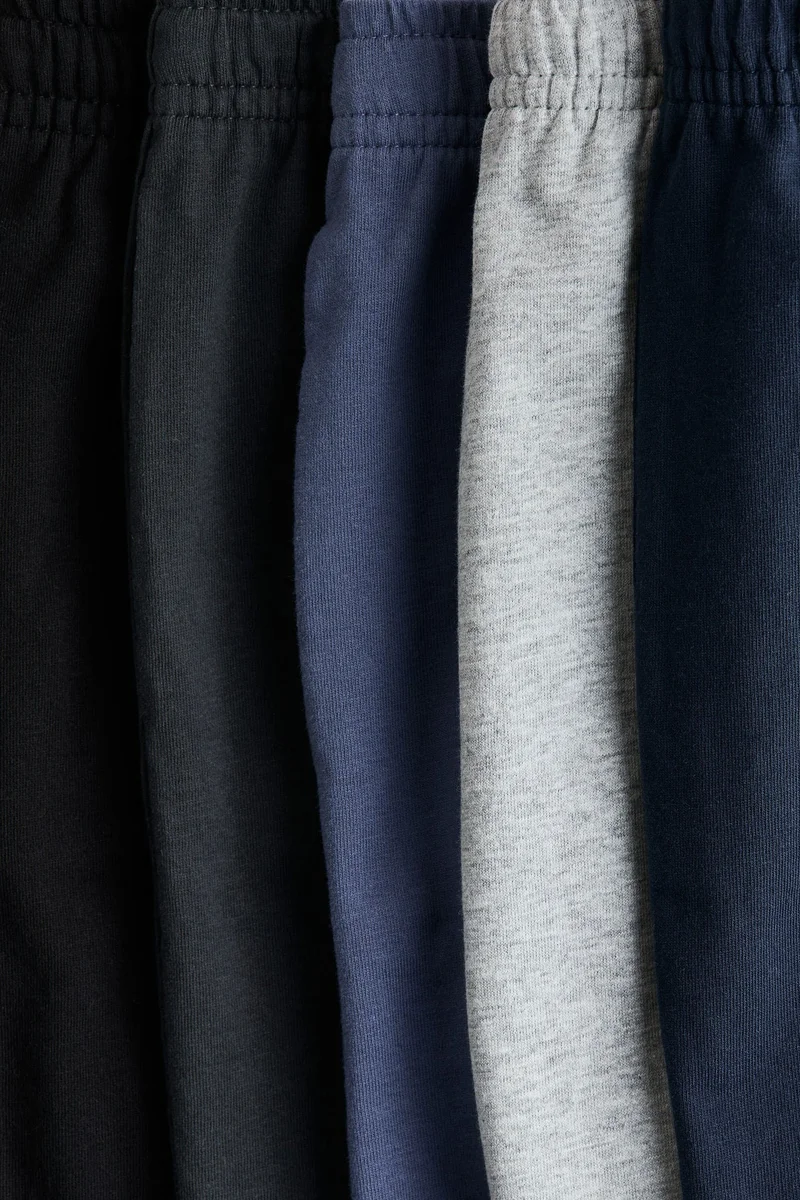 اتش اند ام طقم شورتات من جيرسيه القطن - 5 قطع