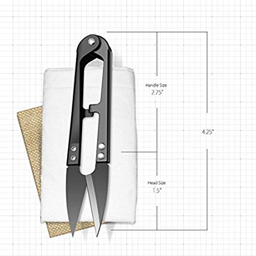 DIY Crafts Pack Of 1 Pc, Random Colour, Sewing Scissors High-Carbon Steel Thread, Yarn, Embroidery Clippers Handheld Arts Projects Yarn Thread Cutter Snips T (Pack Of 1 Pc, Random Colour) - Image 3