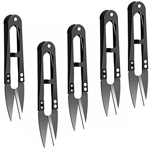 DIY Crafts Pack Of 1 Pc, Random Colour, Sewing Scissors High-Carbon Steel Thread, Yarn, Embroidery Clippers Handheld Arts Projects Yarn Thread Cutter Snips T (Pack Of 1 Pc, Random Colour) - Image 5