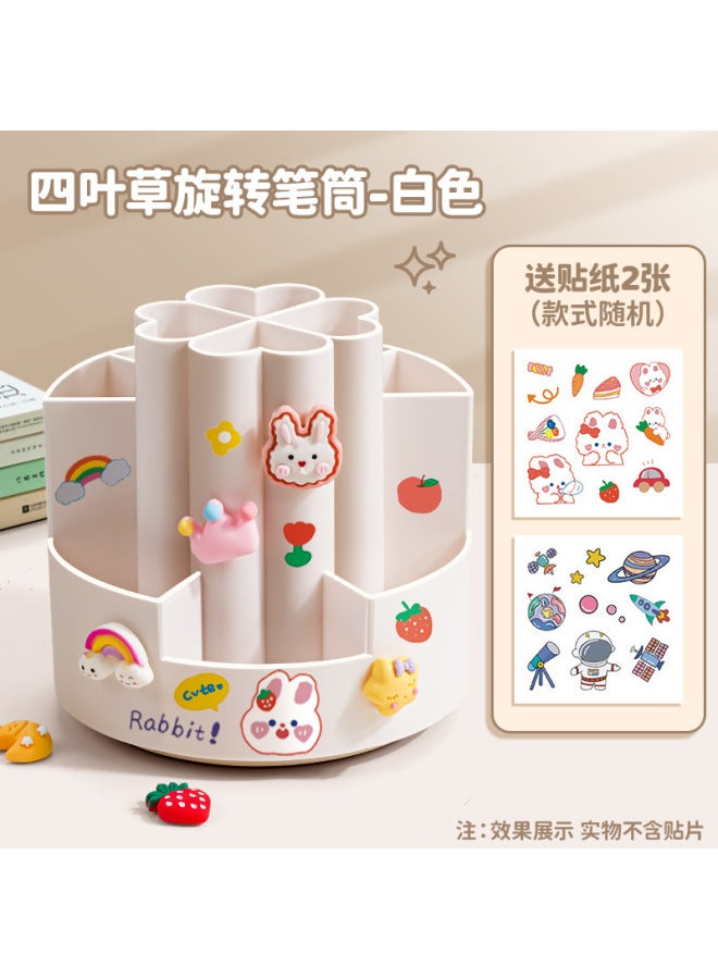 Reverse Pen Holder Creative High And Low Separation Rotatable Multi-functional Simple Modern Storage Container Children's Stationery Light Luxury Storage Box - Image 1