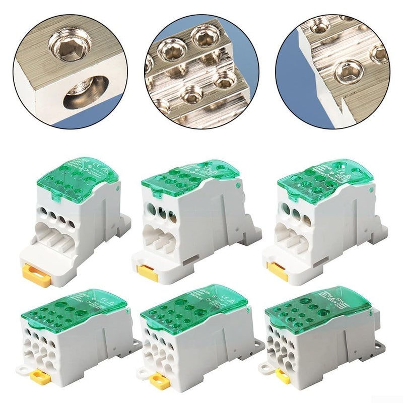 400A كتلة طرفية DIN صندوق تقاطع 80A 500A موزع طاقة موصل مقاوم للهب - Image 4