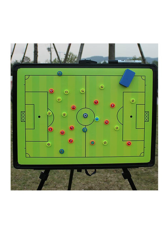 ماكس سترينث لوحة تكتيكات كرة القدم المغناطيسية - حافظة تدريب كبيرة مع حامل وإطار من الألومنيوم - Image 4