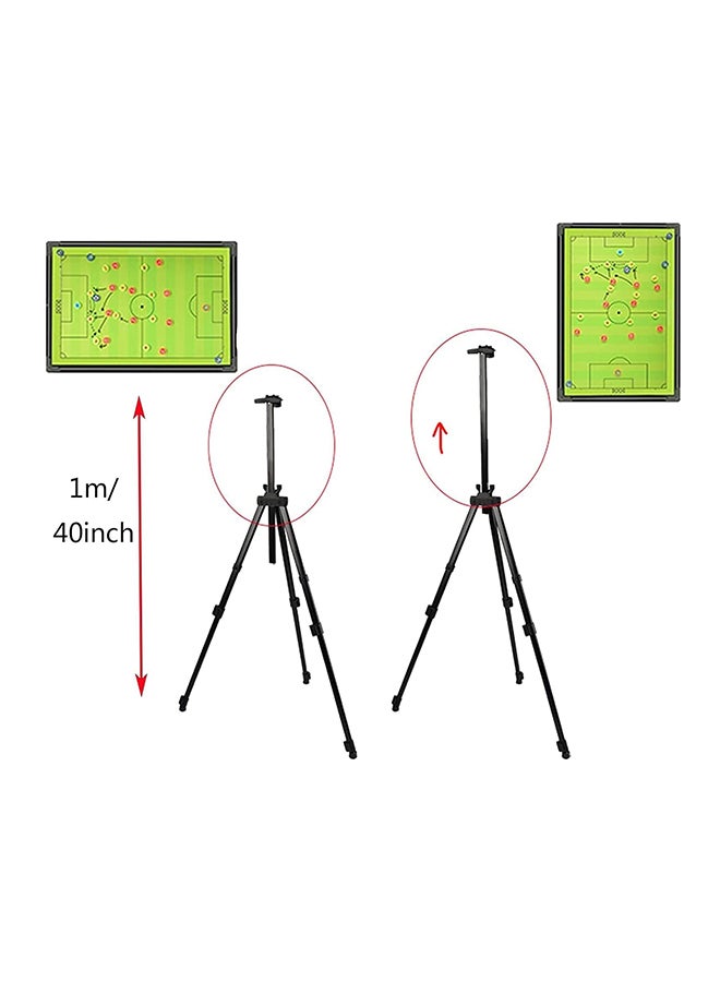 ماكس سترينث لوحة تكتيكات كرة القدم المغناطيسية - حافظة تدريب كبيرة مع حامل وإطار من الألومنيوم - Image 3