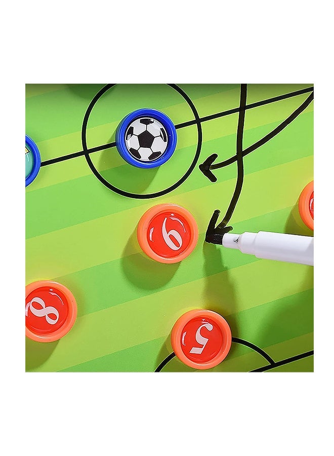 ماكس سترينث لوحة تكتيكات كرة القدم المغناطيسية - حافظة تدريب كبيرة مع حامل وإطار من الألومنيوم - Image 5