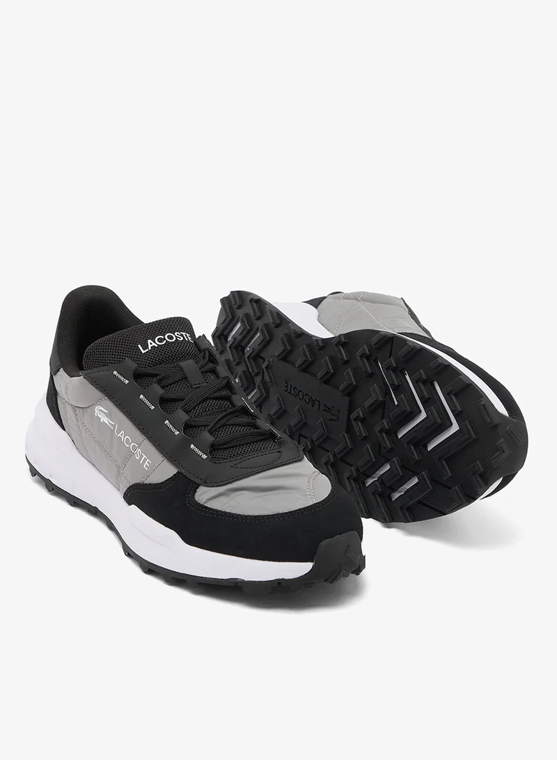 Lacoste BLK/WHT Elite Actv Evo 1261 Low Top Sneakers for Men | Best Price UAE