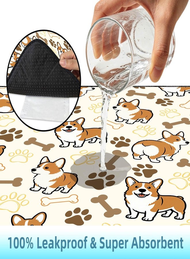 PyreneanHaven Washable Pee Pads for Incontinence & Potty Training, Non-Slip Leak-Proof Reusable Puppy Training Pads, Absorbent Puppy Pads for Senior Dogs Cats Puppy, Floor Protection (Beige, 24" x 36" (Pack of 2)) - Image 4
