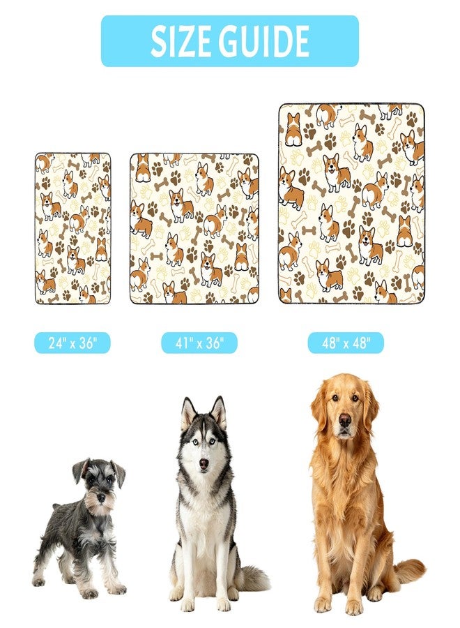 PyreneanHaven Washable Pee Pads for Incontinence & Potty Training, Non-Slip Leak-Proof Reusable Puppy Training Pads, Absorbent Puppy Pads for Senior Dogs Cats Puppy, Floor Protection (Beige, 24" x 36" (Pack of 2)) - Image 2