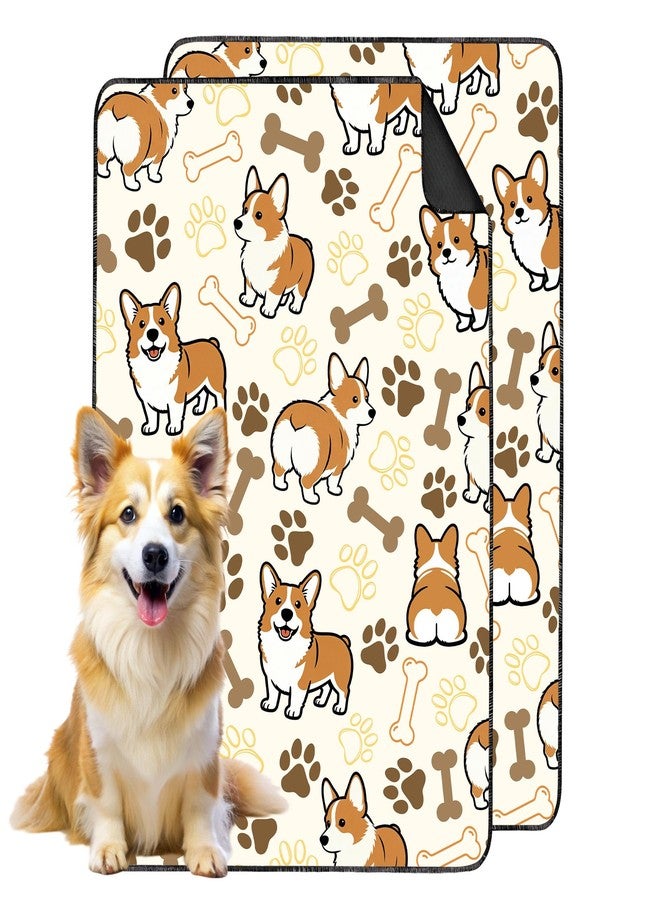 PyreneanHaven Washable Pee Pads for Incontinence & Potty Training, Non-Slip Leak-Proof Reusable Puppy Training Pads, Absorbent Puppy Pads for Senior Dogs Cats Puppy, Floor Protection (Beige, 24" x 36" (Pack of 2)) - Image 1