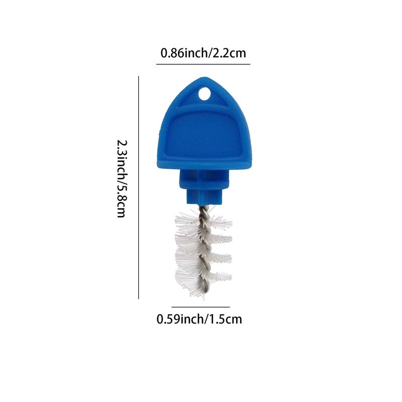 CRBrewBeer Beer Plugs Tap Brush,30 Pack Beer Faucet Tap Cleaning Plug Brush For Draft Beer Faucet Cap (Blue) - Image 4