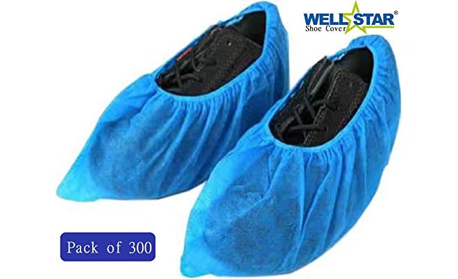 WELLSTAR Disposable Shoe Cover BLUE Boots Shoe Cover PP (Polypropylene) BLUE Boots Shoe Cover, Toes Shoe Cover, High Heeled Shoe Cover, High Ankle Shoe Cover, Flat Shoe Cover - Image 2