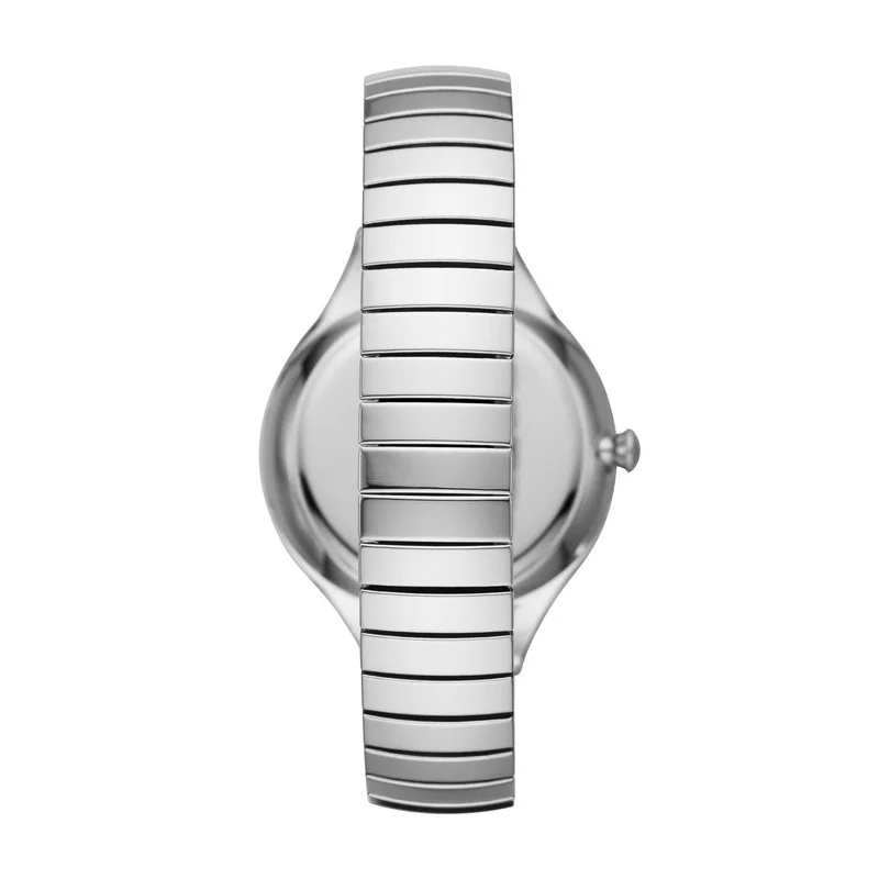 بوما Contour Analog Quartz Watch for Women With Silver Stainless Steel Band - 3 ATM - PU P1041