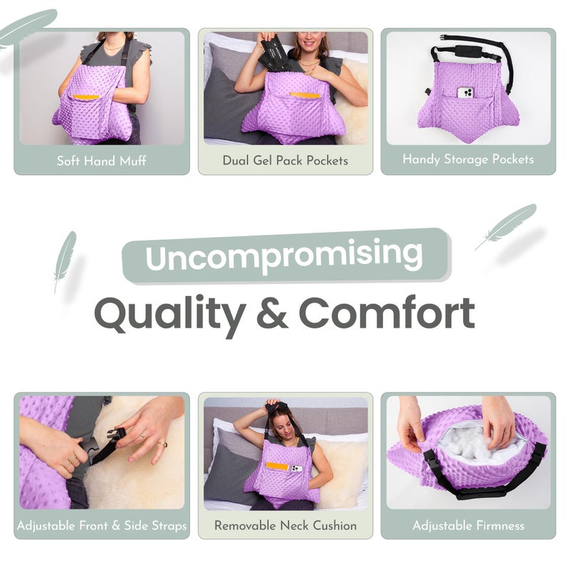 MOYOAMA Hysterectomy Pillow Post Surgery for Hysterectomy Recovery Must Haves- Surgery Pillow for Abdomen, Abdominal Pillow Post Surgery, Abdominal Surgery Recovery Pillow for Hysterectomy Gifts - Image 3