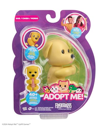 Fingerlings Adopt Me! x Dog, Interactive Pet with 40+ Sounds & Reactions (Ages 5+) - Image 5